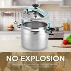 26 Qt Aluminum Pressure Cooker Canner Double Valves Ultra Safe Clamp Bar Locking