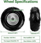 145 70-6 Rear Wheel With Sprocket For Ct100u Cc100x Mbx10 Moto 80cc Mini Bike