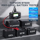 Topdon Car Battery Tester Digital Analyzer 12v Or 24v Auto Load Tester Cranking 