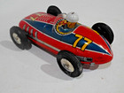 Race Car  77--all Tin- Friction Works- 5  Long- Mint Condition- Japan-