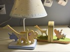 John Lennon Carter s Safari Animal Nursery Table Lamp W  Shade And Bookends 