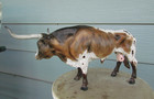 Breyer Traditional Long Horn Bull Mold Custom Matte Sealed