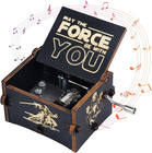Star Wars Hand Cranked Music Box For Men Father s Day Bday Gifts Wooden Engraved