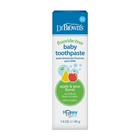 Dr  Brown s Fluoride-free Baby Toothpaste  Safe To Swallow  Apple Pear  1-pack 