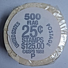 2280 25c Flag Yosemite Sealed Coil Of 500 Face 125 00 Free Ship