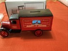 Ertl Vintage Diecast Red 1931 Hawkeye Motor Truck Radio Flyer Bank  1 34 Scale