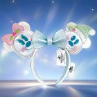 Disney Parks Christmas Mickey   Minnie Pastel Snowman Loungefly Ears Headband