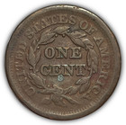 1851 Braided Hair Large Cent Very Fine Vf Coin  Details  24960