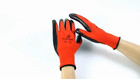 Nitrile Coated Red Grip Work Gloves Lightweight Washable Reusable Bulk Pack