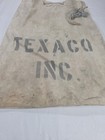 Vintage Texaco Inc Canvas Mail Bag Utility Sack Drawstring Metal Slide Lock 24 