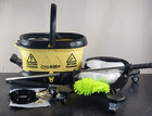 Bissell Commercial Cm500d Cyclomop Spin Mop Bucket System W  Dolly 2 Heads brush