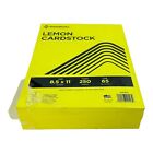 250 Sheets Lemon Yellow Cardstock 8 5  X 11  Paper 65lb Cover Weight