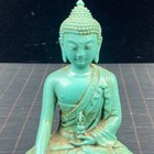 Chinese Natural Turquoise Handcarved Buddha Statue 90014