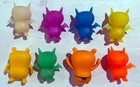 Uglydoll Ice-bat Complete Set Of 8 Glow-in-the-dark Series Vinyl Figures Loose