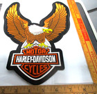 Harley Back Patch Large Eagle Collectible Hd Motorcycle Biker Emblem Memorabilia