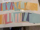 Stampin Up Retired Sunshine   Rainbows 6  X 6  Designer Series Paper 39 Sheets