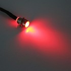 Fydun Led Indicator Light  4 Pcs 12v Panel Dash Warning Light Red Light 