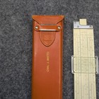 Vintage Keuffel   Esser  k e  4081-3 Log Log Duplex Slide Rule W  Case