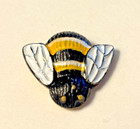 Vintage Hand Button   Bumblebee   Jhb Aluminum Button