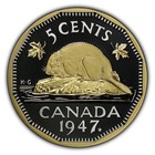2023 Rcm Canada 5c 1947 Maple Leaf Mark 2 Oz  9999 Fine Silver Proof Coin Ogp