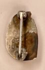 Vintage 10k White Yellow Gold Coca Cola Coke Bottle Badge Brooch Pin
