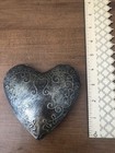 Large Metal Puff Heart Craft Piece Item