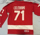 Nike Team Canada Hockey Jersey  71 Celebrini Captain Patch Iihf Xl Red white