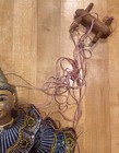 Vintage Myanmar Burmese Marionette Asian Traditional Dress String Wooden Puppet