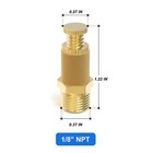 1 8 Inch Npt Air Pneumatic Flow Control Mufflers Sintered Bronze Exhaust Muffler