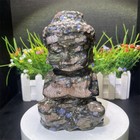 2 9lb 6 3  Natural Baby Buddha Glaucophane Carved Decor Crystal Reiki Statue