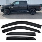 Tonoytim Window Visors Rain Guards 2009-2018 Dodge Ram 1500 Crew Cab Wsx-94109