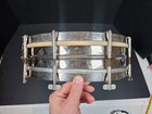 Antique Ludwig Leedy Piccolo Nickel Snare Drum 4 1 2 X 13 Inches
