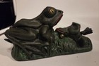  Cast Iron Mechanical Frog Coin Bank By Bits   Pieces