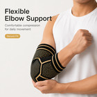 Copper Elbow Brace Compression Support Sleeve Arthritis Tendonitis Joint Pain Us