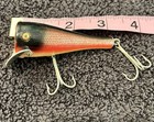 Rare Vintage Creek Chub Pop-n-dunk Fishing Lure Red Scale Good Condition