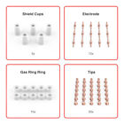 60pcs Plasma Cutting Consumables Fit Cut40 50 With Plasma Cutter Torch Pt31 Lg40