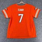 Nfl Team Apparel Denver Broncos John Elway Jersey Orange Womens Xl 7 Football