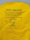 Vtg Advertising Sporting Goods Victor Tennis Racket Cover Canvas Alabama 
