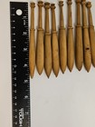 Unbranded Vintage Wooden Lace Making Bobbins  lot Of 19   4 75 In-5 In Length