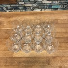 Set Of 12  Alessi For Delta Airlines Cordial Short Stem Glasses Wine Clear Glass