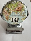 Vintage Perpetual Standing Flip Desk Calendar Globe Souvenir