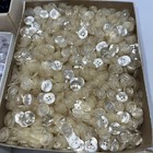 Vintage Permaloid Buttons 9lbs Iridescent Navy Ivory Clear Shirt Emsig Thousands