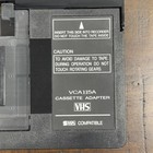 Vca115a Vhs-c Cassette Adapter To Vhs Vcr S-vhs Compatible Tested Working