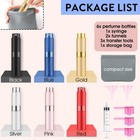 Dplaska 6 Pack 8ml Empty Perfume Atomizer Cologne Travel Spray Bottle For Refill