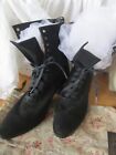 Antique Victorian High Top Laced Black Suede Boot Off White Kid Leather 2 Pairs