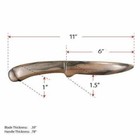 Kamagong Hardwood Training Practice Martial Arts Knife Dagger 11  Escrima Kali
