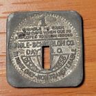 Indian Creek Tn Tennessee Zinc Square Penny Coal Mining Scrip Script Token
