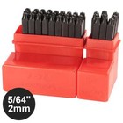 36x Us Stock  5 64  2mm Letter   Number Stamp Punch Set Hardened Steel Metal