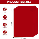 Cardstock 8 5 X 11  40 Sheets Red Card Stock  75lb  200gsm Copy Paper  Cardstock