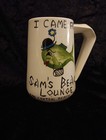 Vtg 1959 Sams Beach Lounge Biloxi Ms Souvenir Mug Fayes Ceramics Jamar Mallory